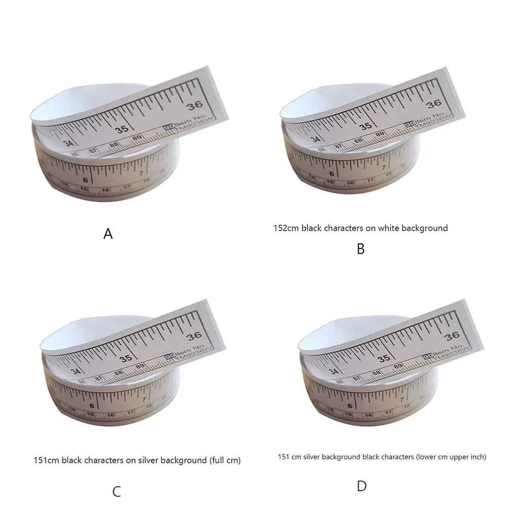 

Paper Ruler Portable 90cm Self-adhesive Sticker Desk Measure Tape