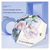 Sunscreen Parasol: Outdoor Convinient Six Folding Umbrella with UV Protection, Portable and Stylish Women's Sun Umbrella 5
