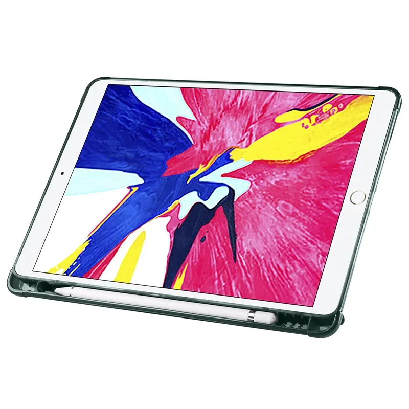 Premium PU Leather Fold Stand Case with Pen Holder