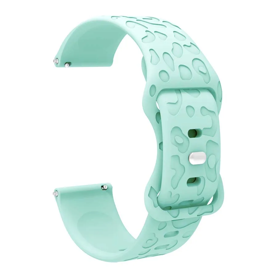 Engraved Silicone Smart Watch Replacement Wristband Bracelet