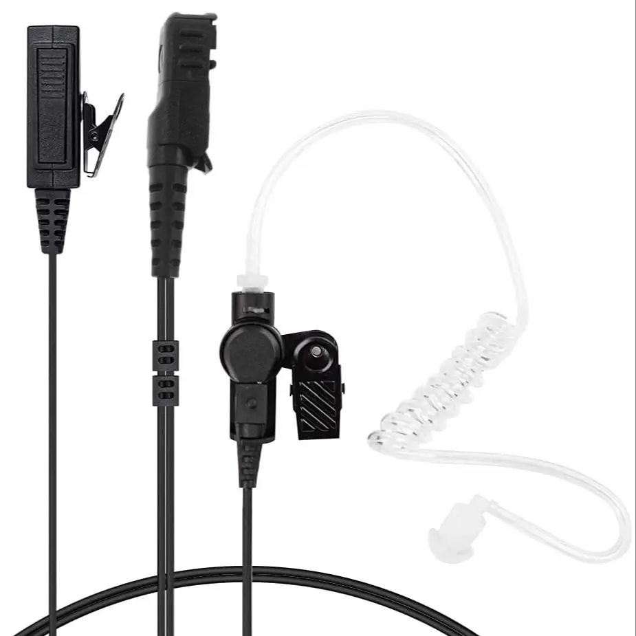 Walkie Talkie Acoustic Tube Earpiece Surveillance Kit Headset For Motorola DP2400 DP2600 XPR3300 XPR3500 XIR P6620 XIR P6600