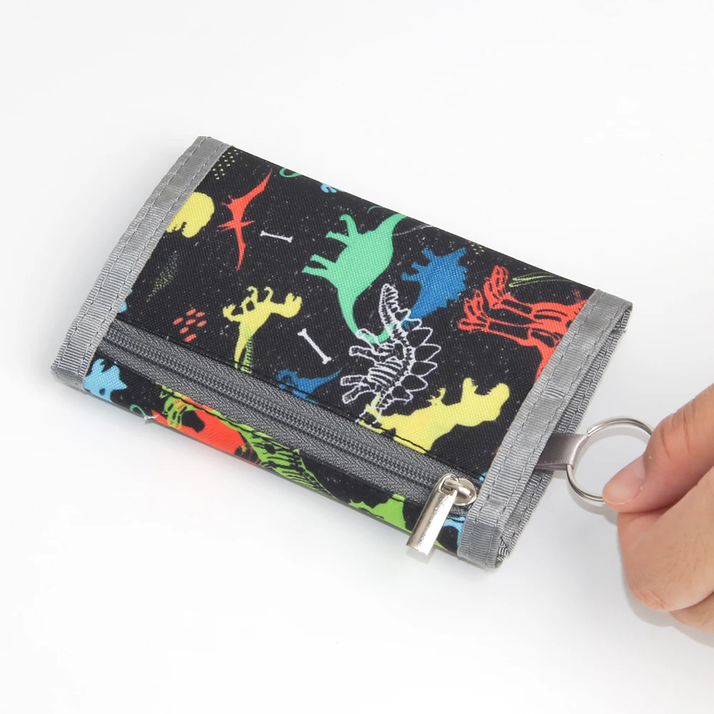 Children's Tri-Fold Coin Purse Wallet Fashion Slim Multifunctional Classic Portable Card Holder Students Wallet