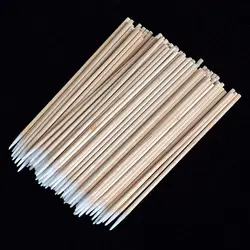100 pcs Disposable Ultra-small Brushes Swab Lint Free Micro Brushes Eyelash Extension Tool Lash, Glue Removing Tool