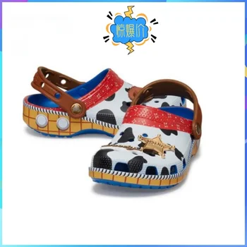 Disney Alliance brand breathable sandals for outdoor leisure, non slip lightweight beach shoes, comfortable flat shoes