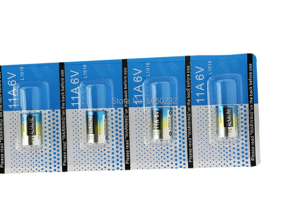 5pcs 11A 6V alkaline battery car remote control battery L1016 for Anti-theft alarm system