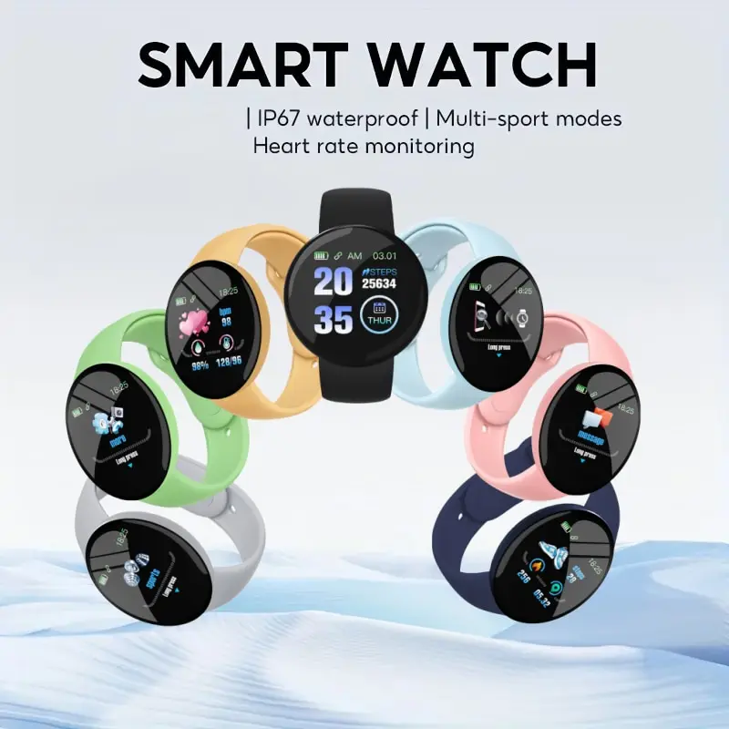 New Smart Watch Men Blood Pressure Smartwatch Impermeabile Donna Cardiofrequenzimetro Fitness Tracker Watch Sport For Girls Boys