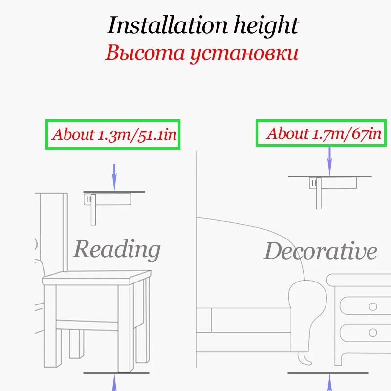 침실 LED 벽 램프, 거실 침대 옆 욕실 로프트, 발코니 계단 스포트 라이트, 홈 장식, 모던 인테리어 조명