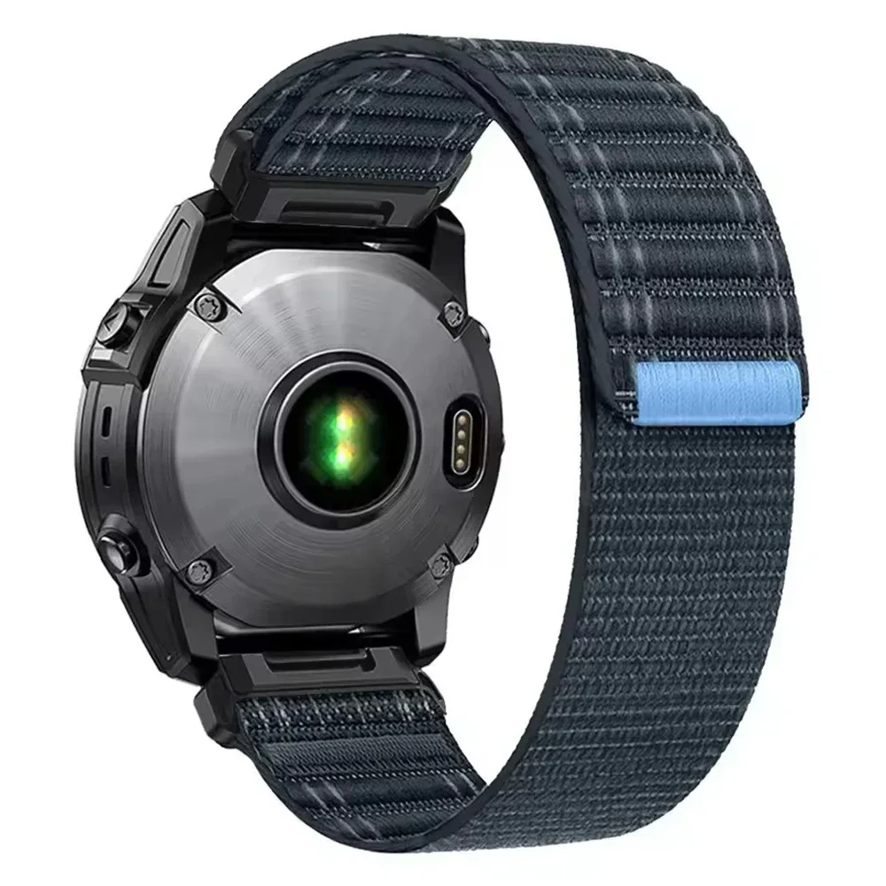 Enhanced Woven Nylon QuickFit Band, 22mm/26mm, Premium Strap Bracelet