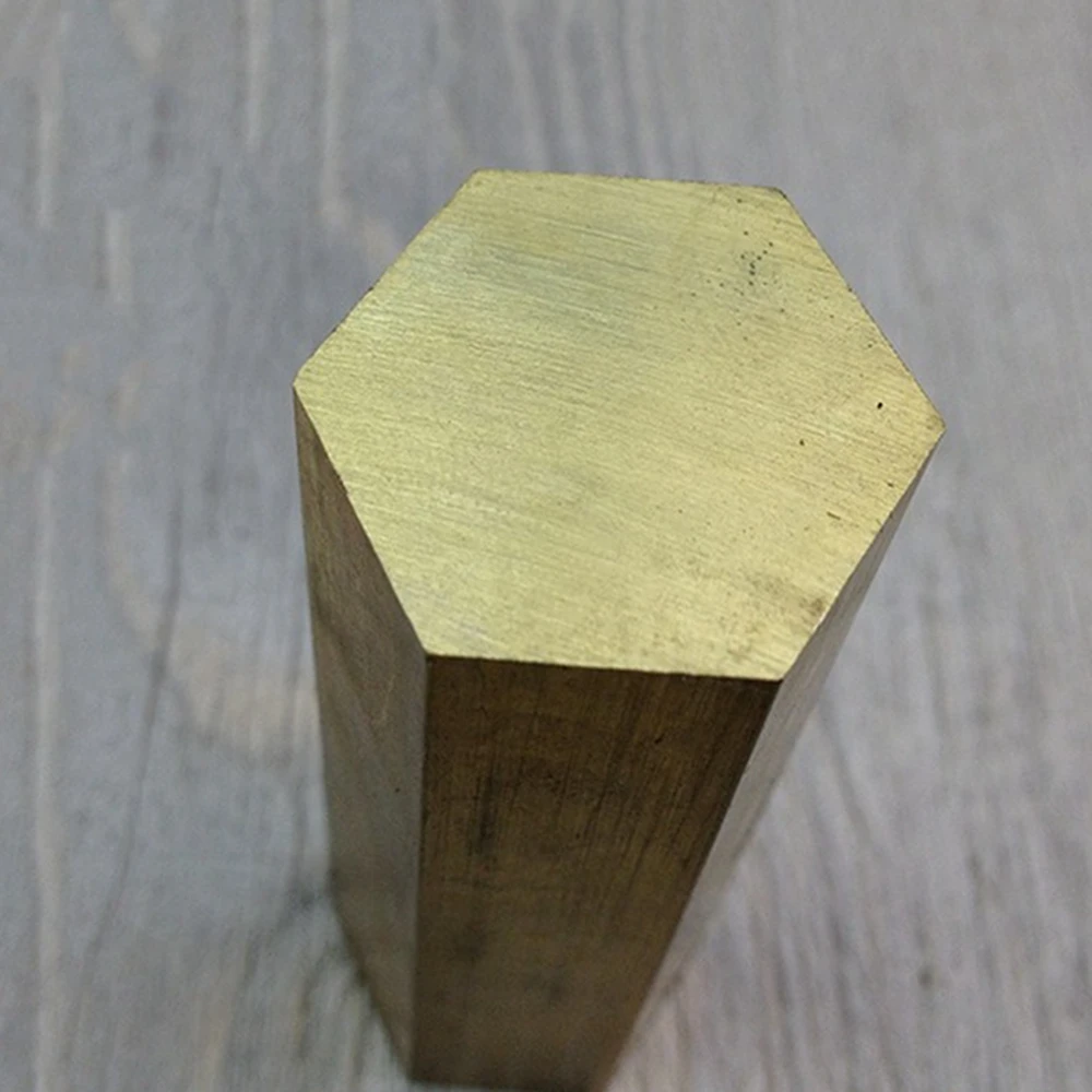 H59 Hexagonal Brass Rod Solid Hexagonal Bar size 4/5/6/8/9/10-65MM Knife Mosaic pins Mosaic rivet