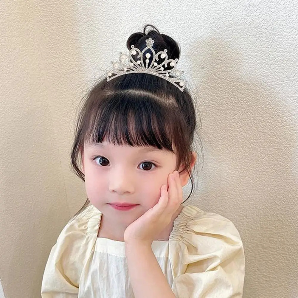 

Style Hairpin Birthday Gifts Cosplay Pros Children Rhinestone Hairpin Crystal Crowns Princess Tiaras Children Girls Hair Comb