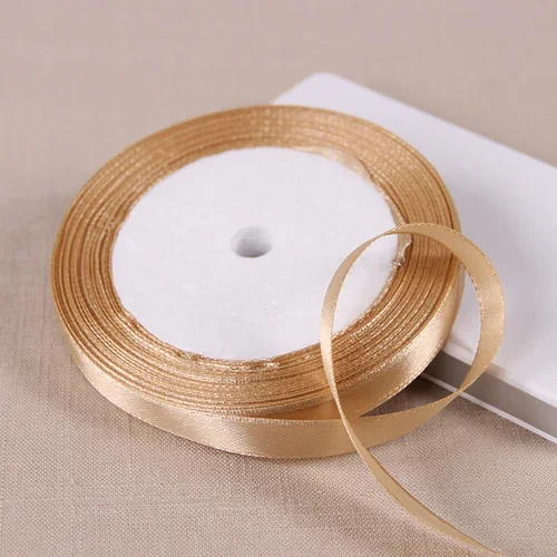 10mm Satin Ribbon - Crafting and Decorative Supplies (25 Yards)