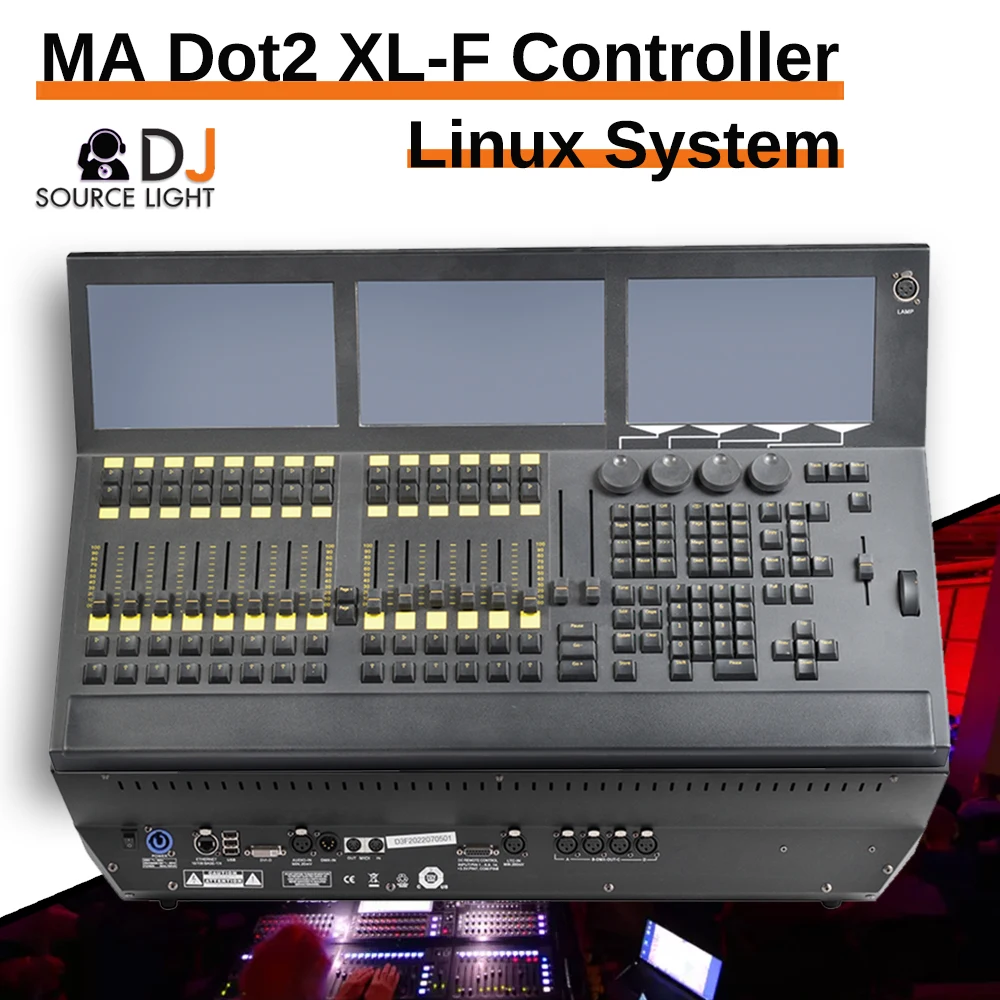 Controller Di Illuminazione Professionale Ma Dot2 Xl-F Sistema Linux Luci Da Palcoscenico Console Testa Mobile Dmx512 Party 2048 Parametri