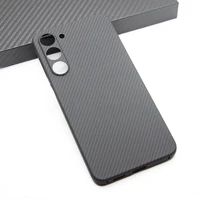 Case for Samsung Galaxy S23 S23+ Plus 600D Real Carbon Fiber Aramid Cell Mobile Phone Protective Cover Protection Shell 1