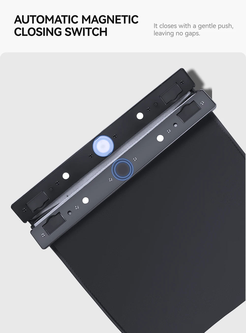 YZ For Tesla Model 3 Y Juniper Car Garbage Bag Waterproof Magnetic Adsorption Trash Can Back Seat Hanging PU Leather Storage Box