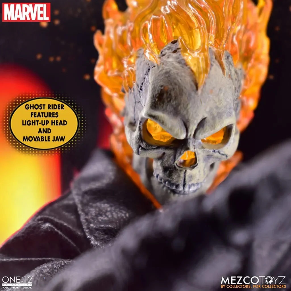 Mezco one: オートバイ用の密封されたアニメフィギュアを備えた