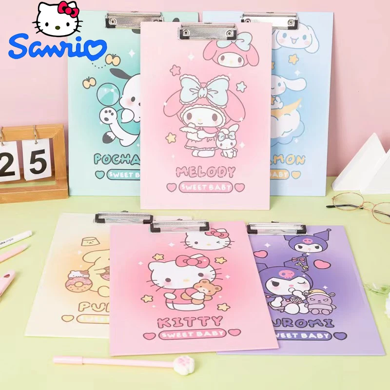 

Высокоцветная папка-папка Sanrio A4, многофункциональная доска для письма, блокнот для студентов, тестовая бумага, подарок для детей и девочек