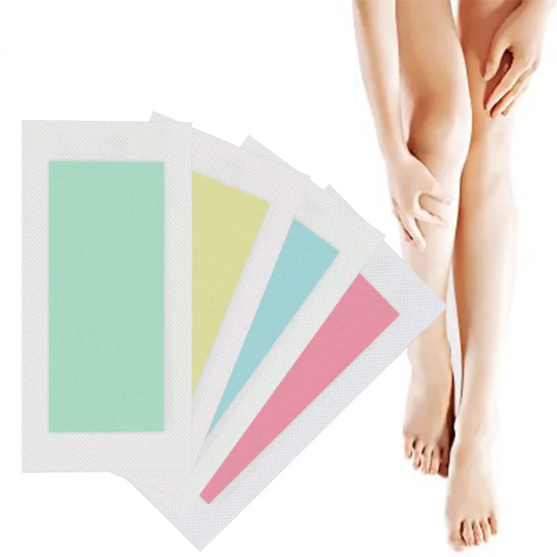 20pcs 18x9cm Depilatory Wax Strips For Hair Removal Epilator Waxing Strip Cold Wax Paper For Face Neck Arm Leg Body Skin Care hair removal wax hair removal tool