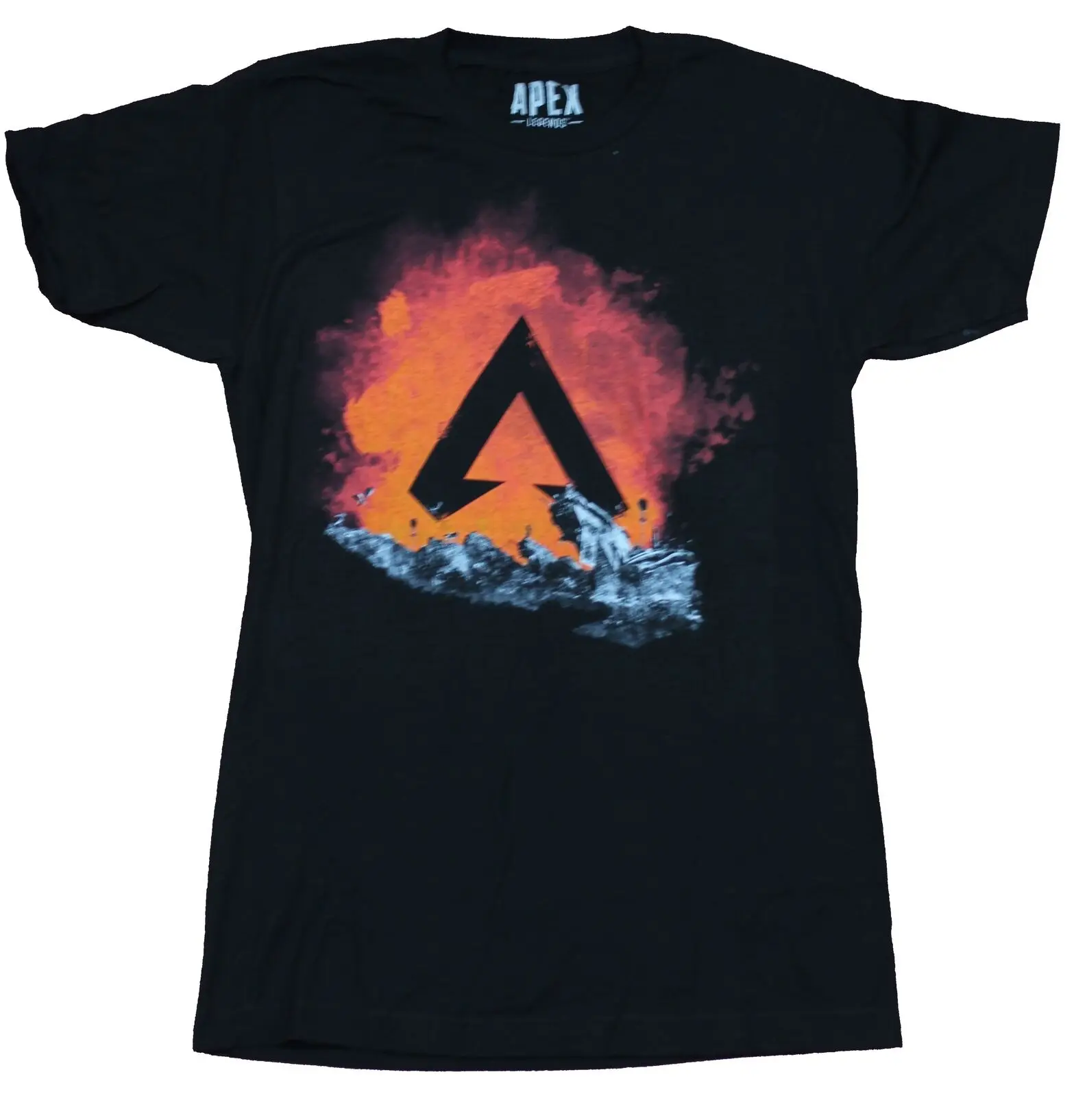 

Apex Legends Adult New T-Shirt - Game Logo Above Ships Pic