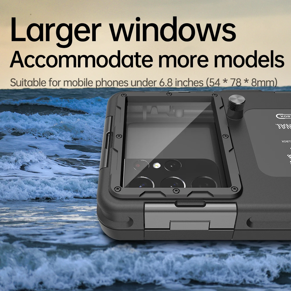 15M Waterproof Case For iPhone 15 14 13 12  Pro Max Underwater Photography Diving Phone Case Shell For Samsung S24 S23 22 Ultra