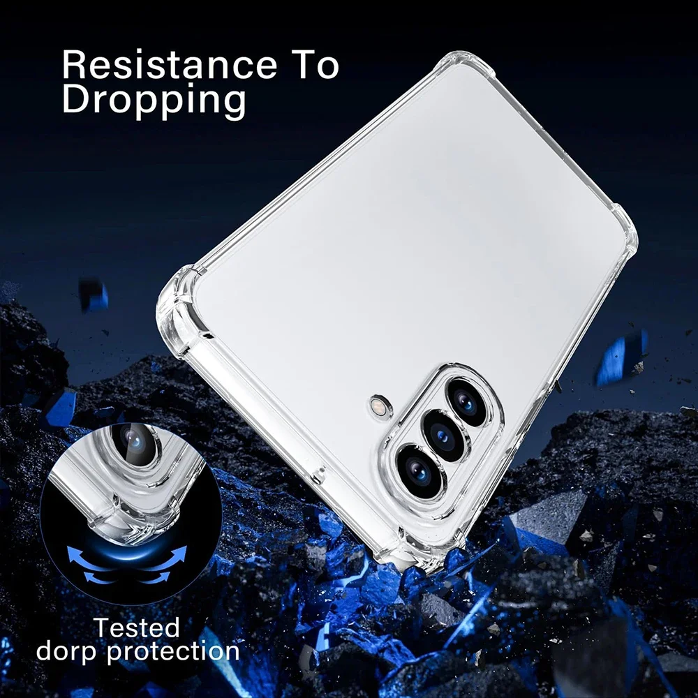 Shockproof Clear Silicone Ultra-Thin Phone Case