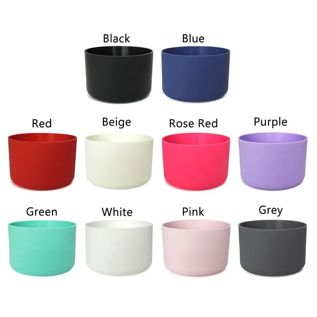 1Pcs Soft New Anti-Slip Silicone Boot Colorful Protective Bottle Bottom Base Soft Cup Sleeve for Owala 24oz 32oz 40oz 5