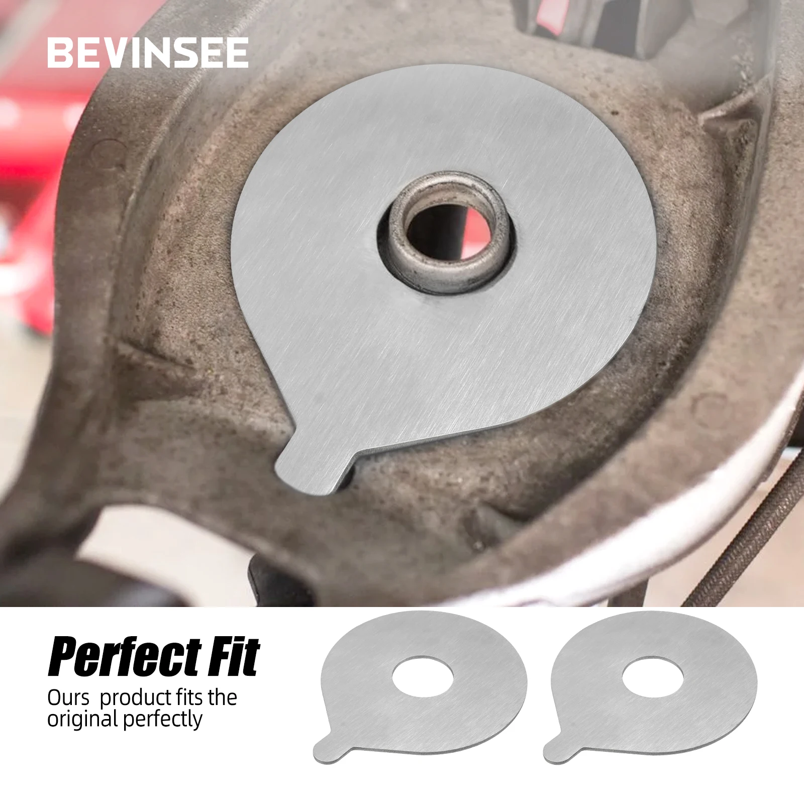 코일오버 스프링용 후방 트레일링 암 보강 플레이트, BMW E46 323i 325i 328i 330i 323ci 328ci 330ci Z4 E85용