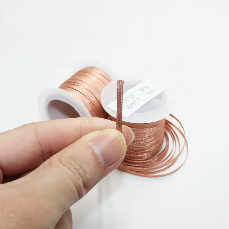 Copper Desoldering Wire Braid with No-Clean Flux