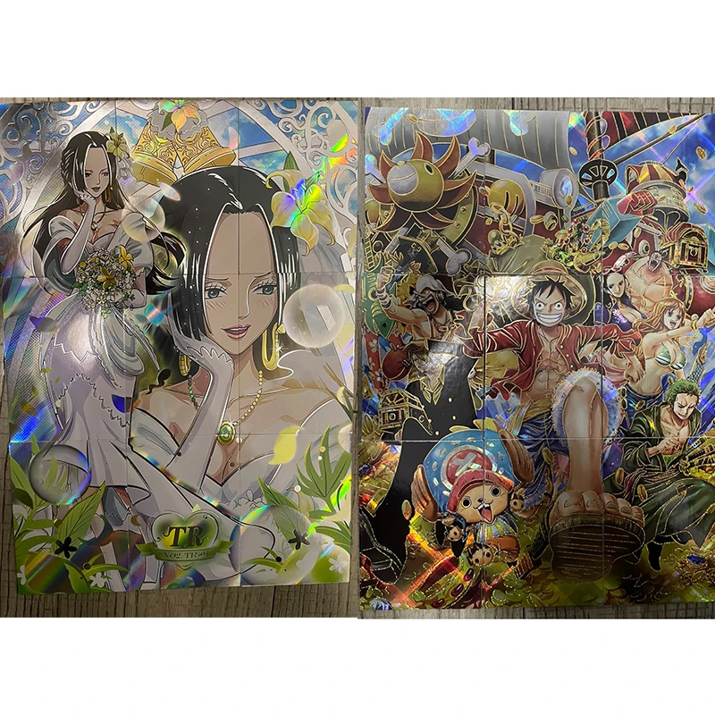 Anime One Piece Robin Rufy Chopper Hancock Nami Gioco Da Collezione Jigsaw Puzzle Card Toy Regalo Di Compleanno