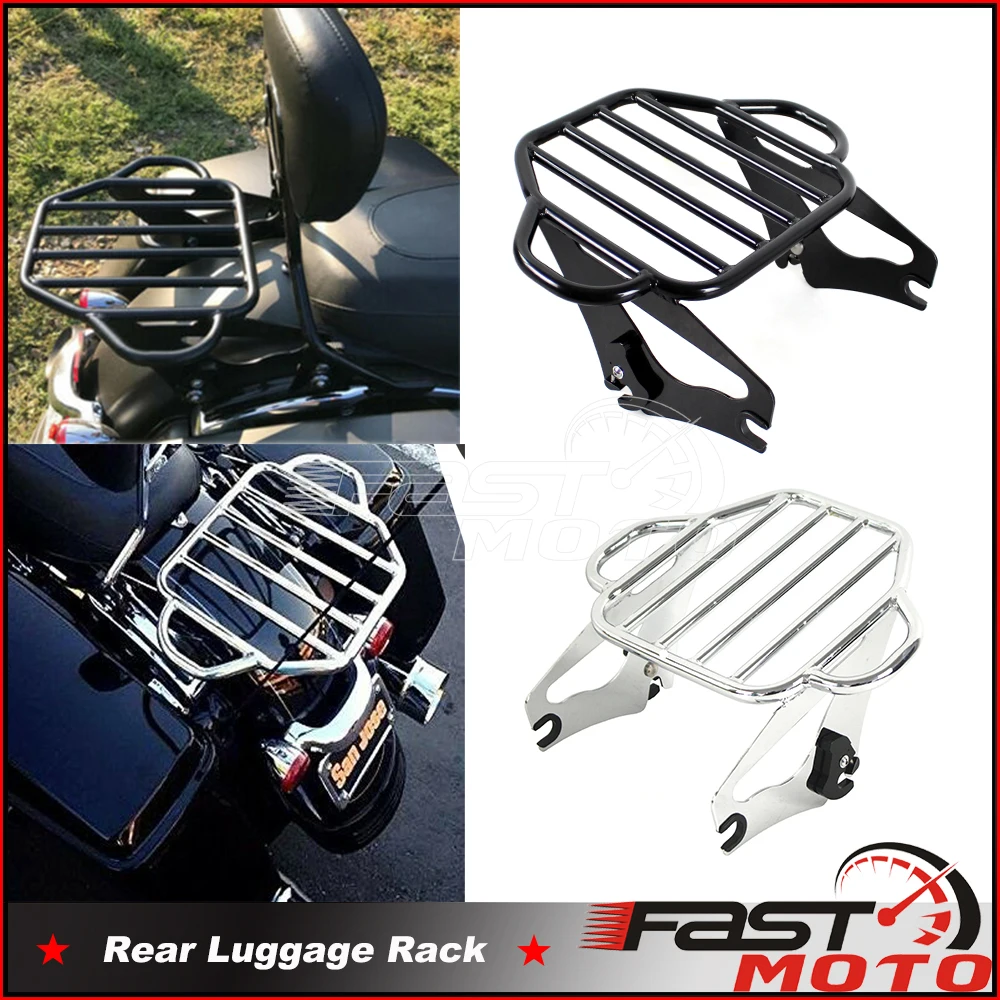 

Съемное Сиденье для мотоциклистов, багажная стойка для Harley Touring Road King Street Electra Glide FLHX FLHR