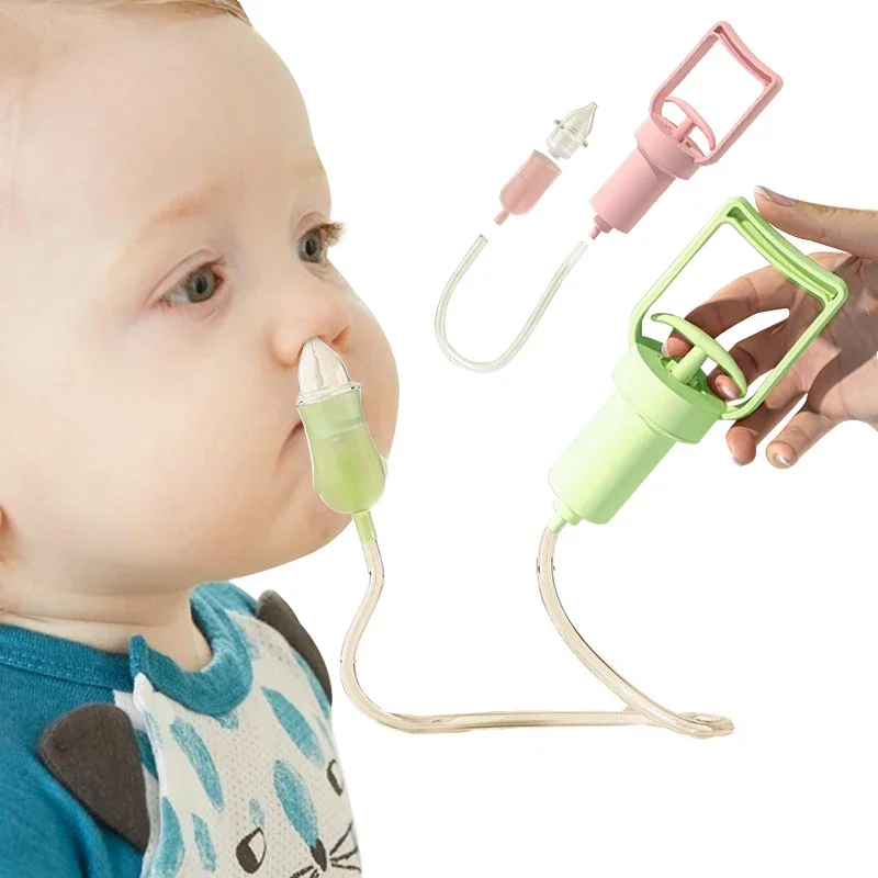 Nasal Aspirator Toddlers Nasal Aspirator Hand Pulled Baby Nose Mucus Cleaner for Newborns Nasal Feces & Congestion Prevention