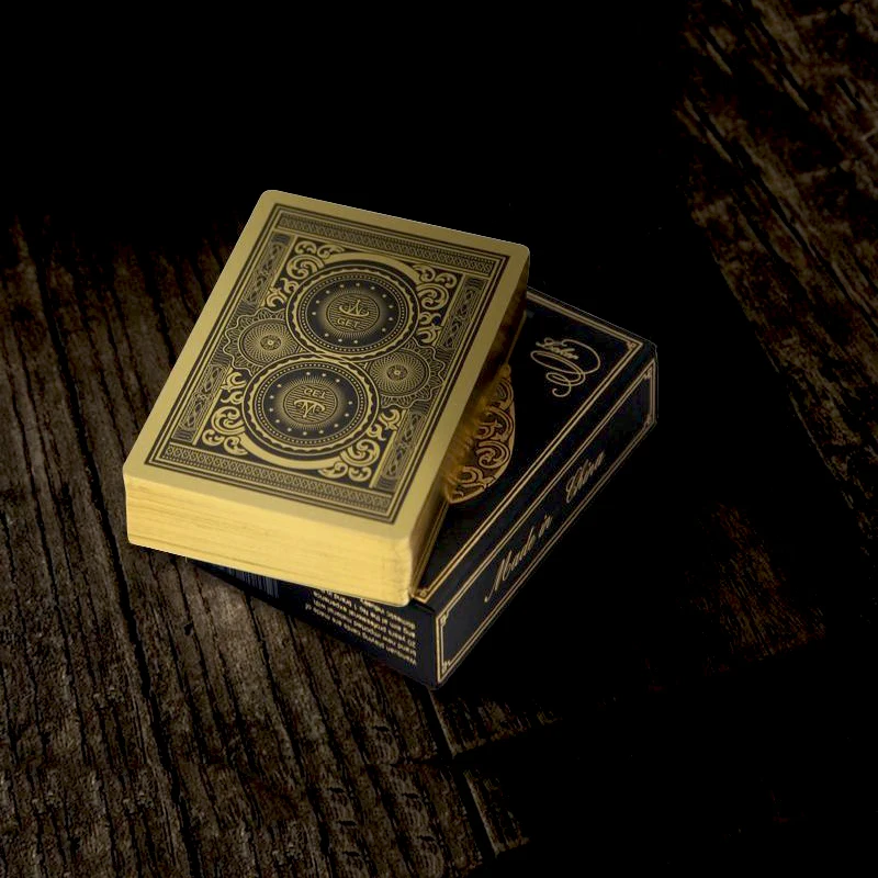 Playing Cards 24K Gold Silver PVC Full Plastic Playing Cards Thick Waterproof Durable Poker Cards Game Deck Poker Set Magic