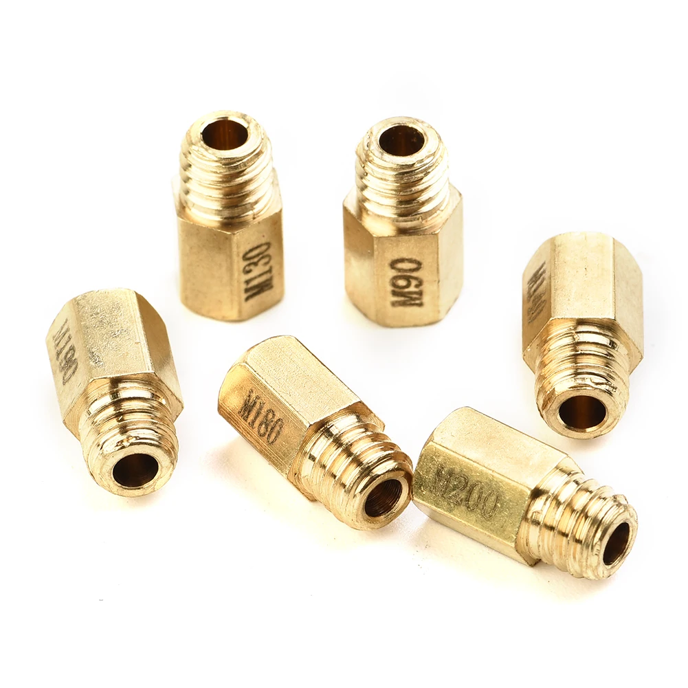 Gold color Carburetor nozzle Jets Motorcycle VM /Set 90- 200 Carb Carburetor For Mikuni Main Jet Motorbike TM Hot