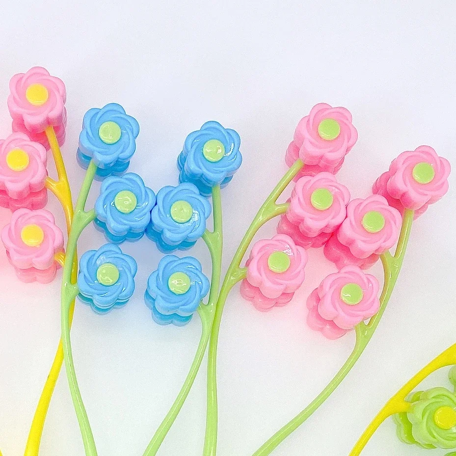Flower-Shaped Facial Massager Roller for Anti-Wrinkle and Relaxation