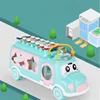 Children's Multifunctional Cartoon Bus Imitates Musical Instrument Xylophone, Baby Hits Piano, Plays Music Toy 3