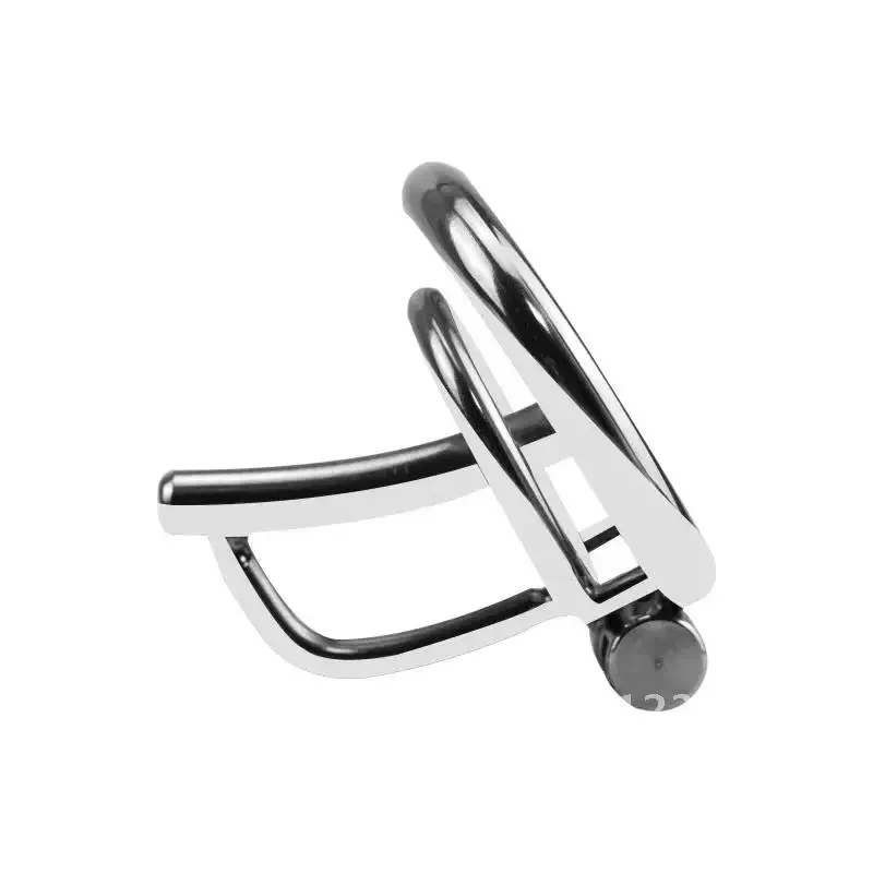 Male Stainless Steel Chastity Lock Abstinence Dick Bondage Anti-cheating Penis Cage Hidden Cock Ring Gay Sex Toys Adult Sex Toy