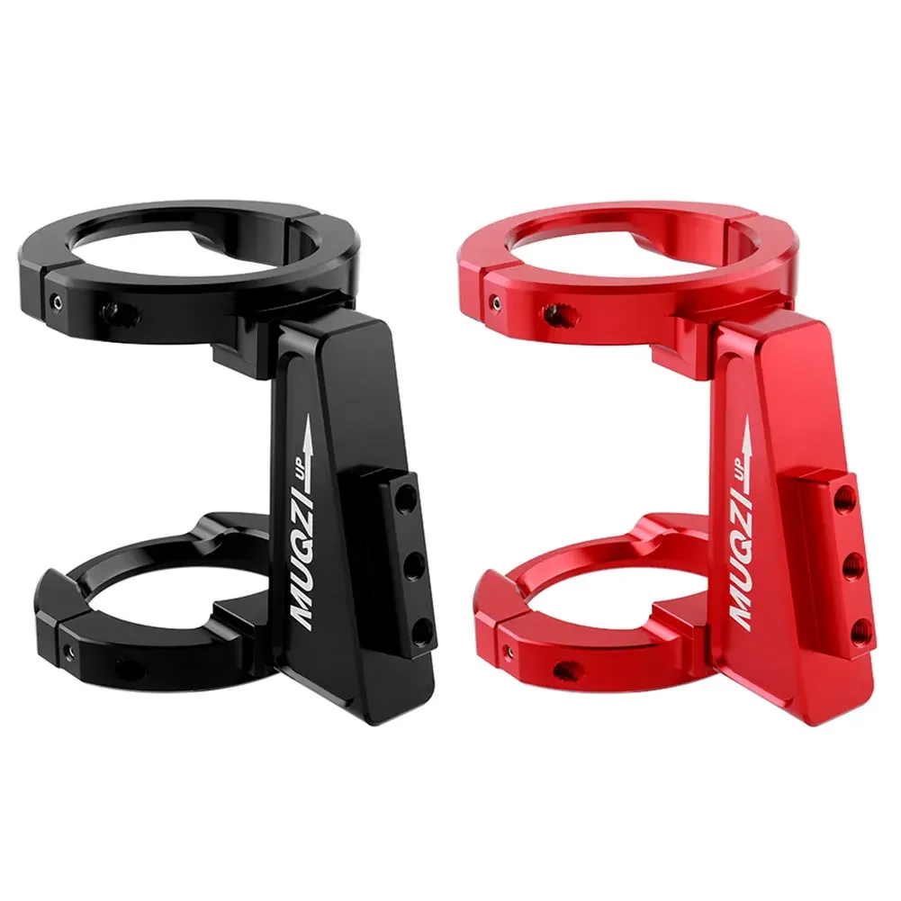 Aluminum Alloy Folding Bicycle Front Bag Carrier Mount Adapter Adjustable Clamp Ring Bike Front Shelf Mount Carrier for Brompton