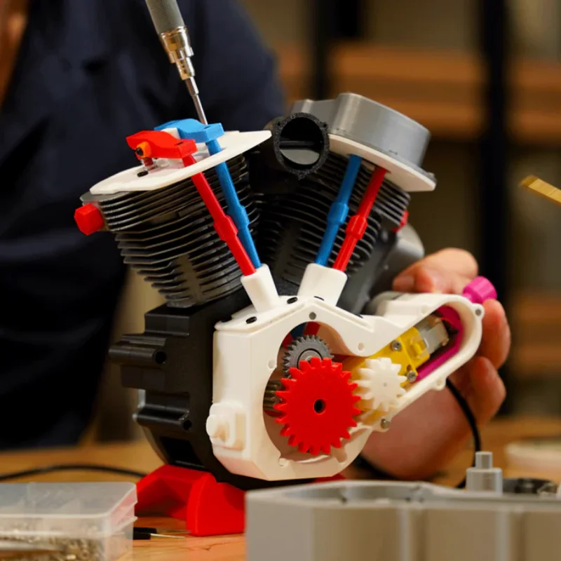 Bambu Lab 3D 프린터용 엔진 모델 부품 키트 005