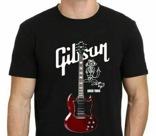 Gibson Les Paul T-Shirt Divertente Compleanno Cotone Tee Regalo Vintage Uomo Donna S-3Xl ..