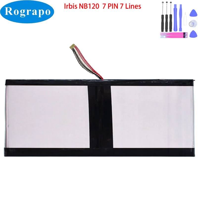 para Irbis Nb120 Notebook Bateria do Portátil Pin Wire Plug Novo 7.6v 4900mah