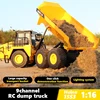 1/18 Rc Truck Dumper Huina 1553 Excavator Crawler 9Ch 2.4G Radio Controlled Car Electric Vehicle Tractor Model Toys for Boy Gift 5