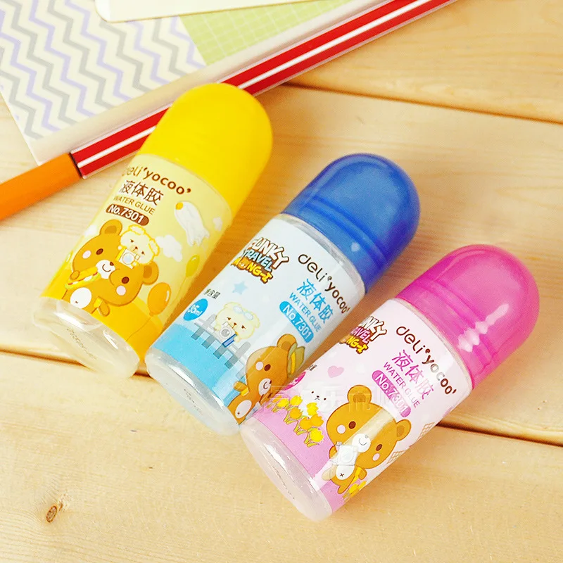 1pc Deli Cute 35ml Clear Liquid Glue School Office Supply Business Bonding  Tool Child Creative Stationery Gift Handmade Adhesive - Adhesives & Glue -  AliExpress