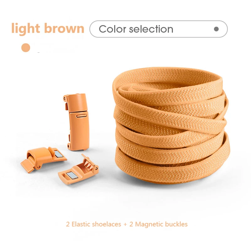 Magnetic No-Tie Colorful Elastic Shoelaces