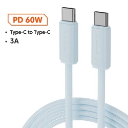 Toocki 1M 100W USB - C Fast Charging Cable - 1Pcs (60W blue)