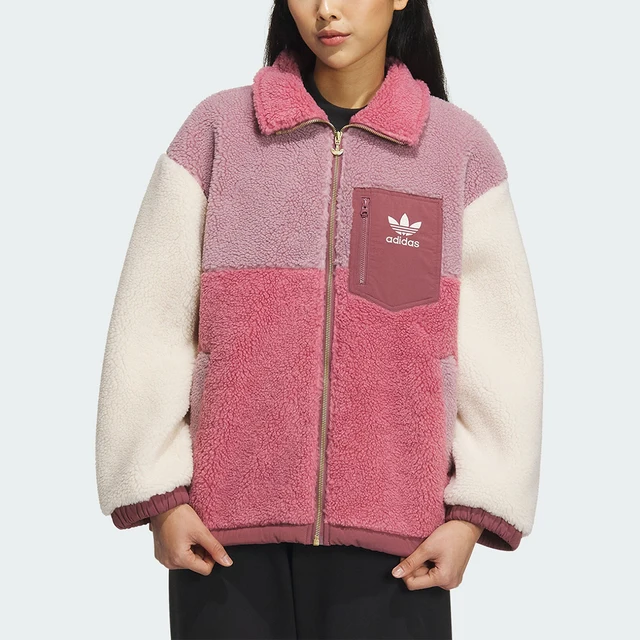Adidas véritable originaux veste de sport chaude en fausse peau de mouton pour femme IN0988 1