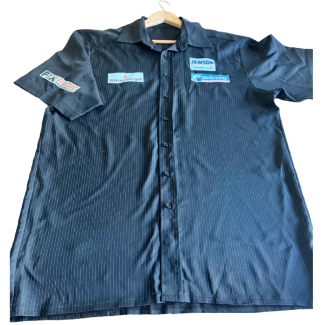 Unterzeichnetes, von James getragenes Turnier-T-Shirt (Pro Tours) Offizielles James Wade Darts-T-Shirt Sport-T-Shirt für Herren Kinderbekleidung T-Shirt für Damen