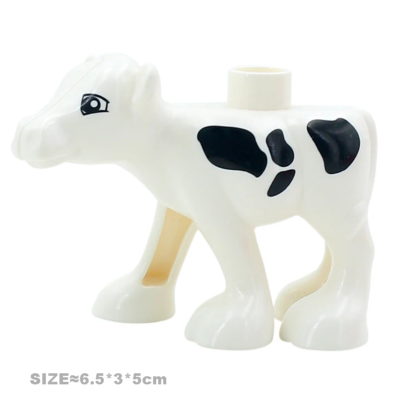 Large Farm Animal Building Block Set - Educational Assembly Toys