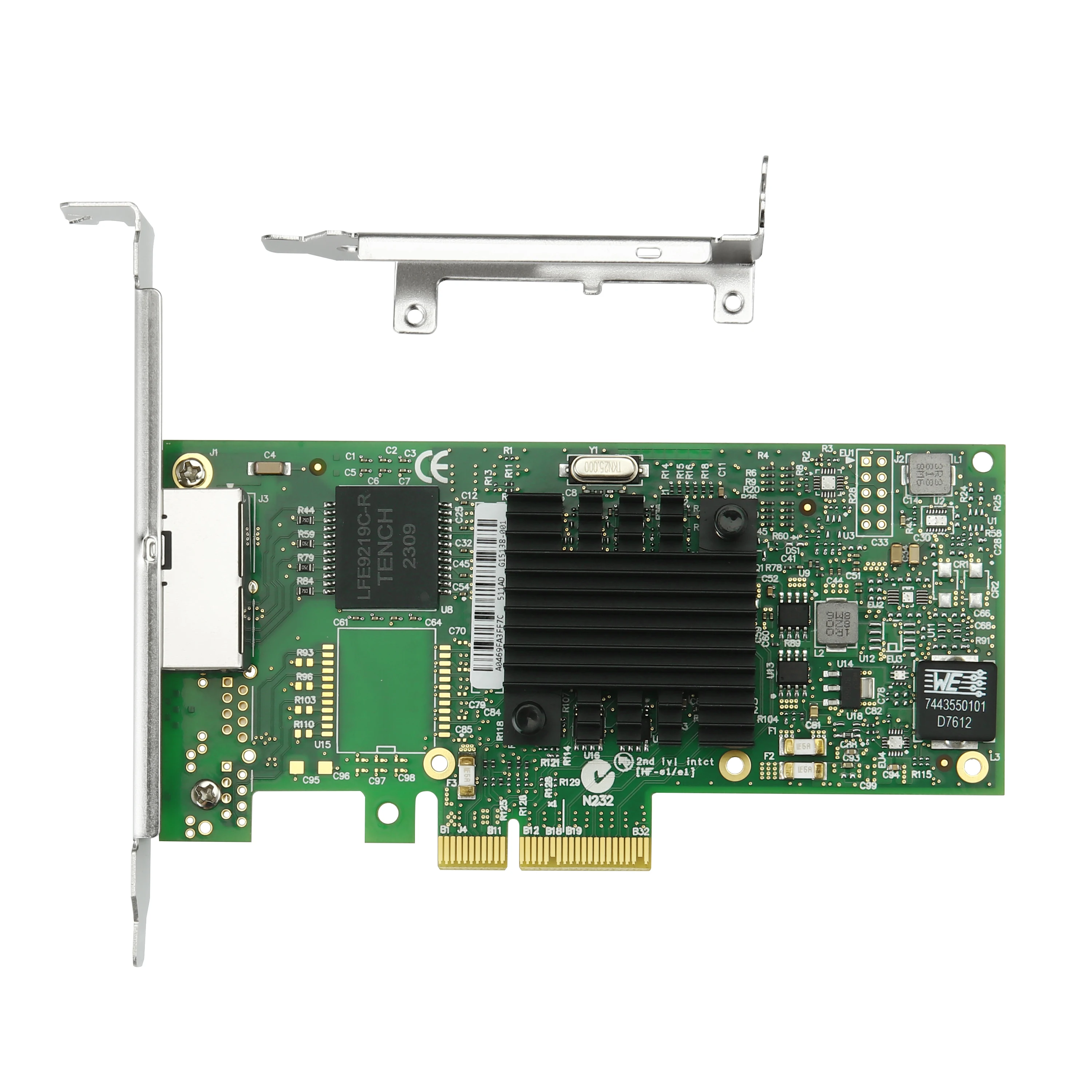 Iocrest-placa Controladora Gigabit Ethernet de Porta Dupla Intel I350-t2v2 Pci-e x4 Servidor de Portas Nic para Data Center Intel I350am2 - Imagem 2