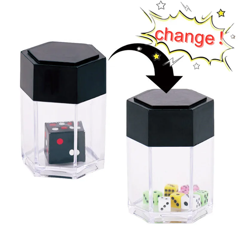 Exploding Dice Magic Toy Fun Kids Prank Gag Gift Easy Close-Up Trick Props for Magic Show & Practical Jokes magic dice magic trick toy magic tricks toy magic props toy magic tricks props magic trick props magic show props