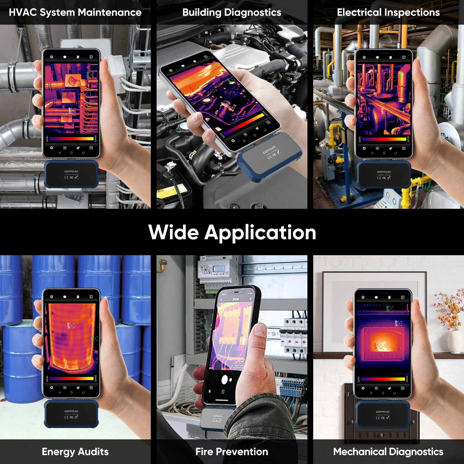 GW256A Thermal Camera 256*192 Android Type C Mobile Phone