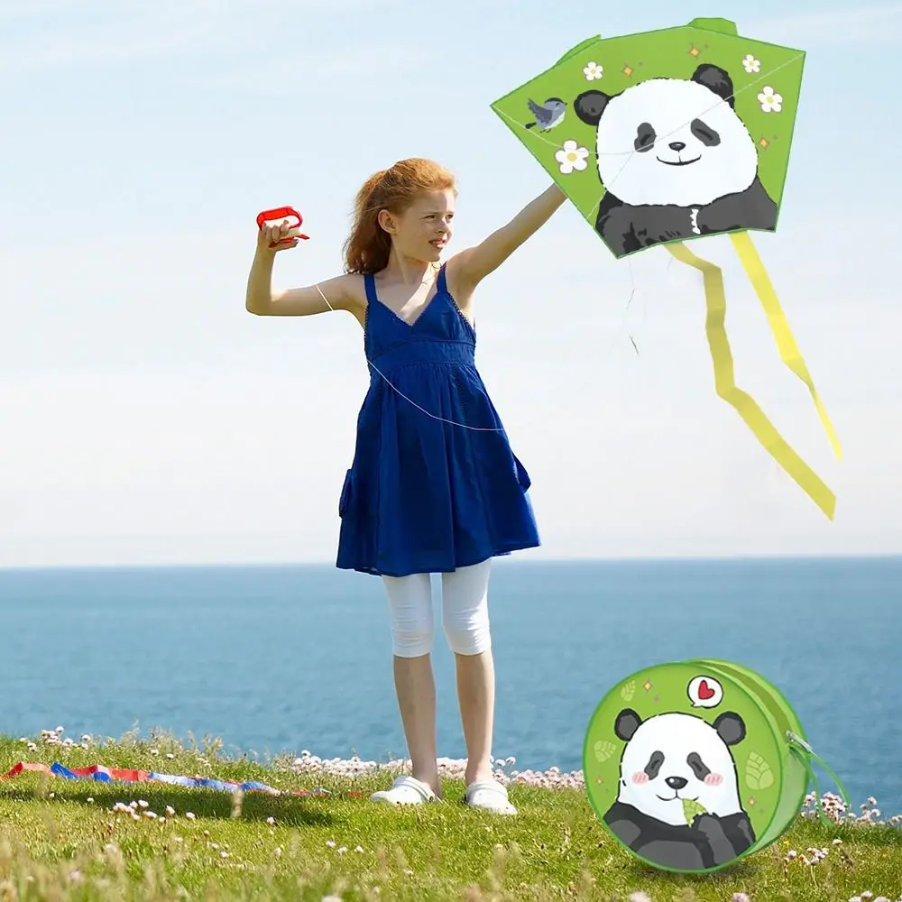 Spring Outing Pocket Kite Easy To Fly 50 Meter Kite Line Animal Wind Kites Family Trips Friends Game Foldable Kite 3